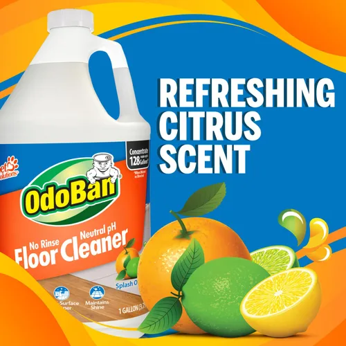 Vista 7 de OdoBan Pet Solutions - Limpiador concentrado de pH neutro sin enjuague, 3 galones, aroma cítrico Splash O