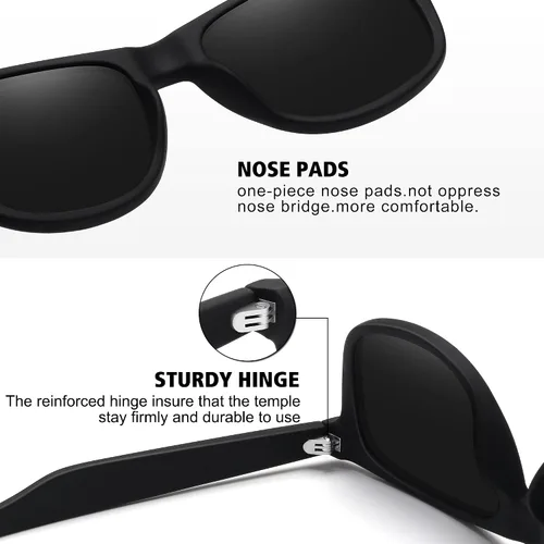 Vista 4 de MEETSUN Polarized Sunglasses for Men Women Classic Retro Driving Sun Glasses 100% UV Protection