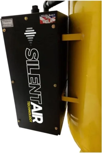 Vista 4 de Compresor de aire silencioso de 10 HP, vertical, 1 PH, 80 galones, serie Industrial Plus, modelo ESP10V080V1 por EMAX Compressor