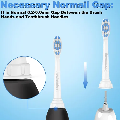 Vista 6 de Cabezales de cepillo de dientes de repuesto compatibles con Philips Sonicare, cabezales de cepillo para Sonicare C2 Control de placa protectora