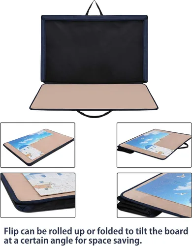 Vista 10 de Becko US Tablero de rompecabezas de 1000 piezas, estuche portátil