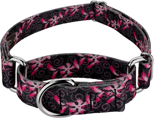 Vista 10 de Country Brook Petz - Collar de perro Martingale, collar de entrenamiento resistente, colección floral vibrante con diseños encantadores, campos