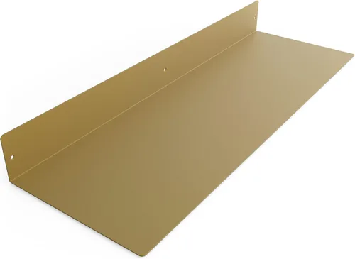 Vista 17 de Estante Flotante Lineal Hecho en EE.UU. - Acero Forjado Fabricado en EE.UU. - Estante Industrial de Metal de Servicio Pesado Montado en Pared