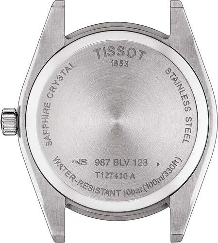 Vista 4 de Tissot Mens Gentleman Stainless Steel Dress Watch Grey