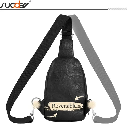 Vista 2 de SUOSDEY 2023 Small Sling Bags for Women Crossbody Leather Fashion Crossbody Bags for Women Trendy Sling Purse