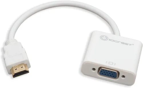 Vista 2 de IO Crest Adaptador activo de HDMI a VGA con soporte de audio a través de conector de 0.138 in (SY-ADA31044)