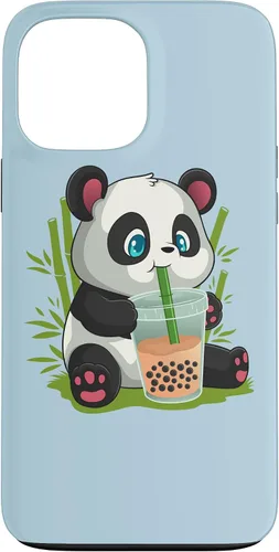 Vista 24 de Kawaii Cute Anime Panda Otaku Japanese Bubble Boba Case for iPhone 17