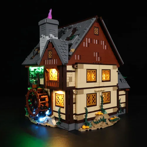 Vista 8 de Kyglaring Kit de luces LED compatible con el juego de modelos Lego 21341, accesorios de iluminación compatibles con Disney Hocus Pocus: The