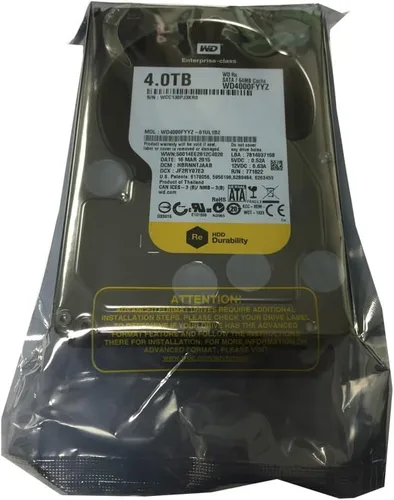 Vista 3 de Western Digital WD4000FYYZ ENTERPRISE 4TB 7200RPM 64MB Cache SATA 6.0Gb/s 3.5 disco duro interno