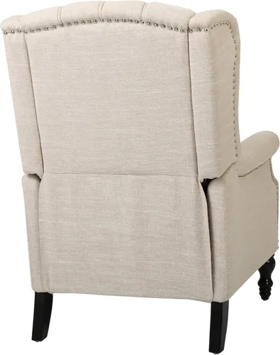 Vista 13 de Sillón reclinable, de la marca Elizabeth Tufted, Tela, Light Beige