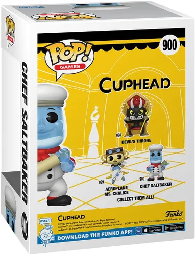 Vista 6 de Funko Pop! Games: Cuphead - Chef Saltbaker con Chase (los estilos pueden variar)
