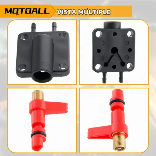 Vista 5 de MOTOALL 18-7044 Kit de válvula de mantenimiento de servicio de solenoide de cebador