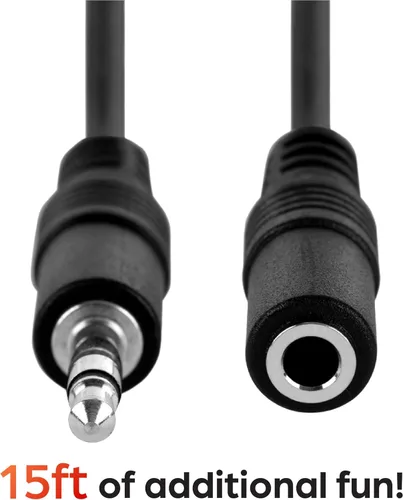 Vista 8 de Digital Energy 15 Ft Extension Cables for Handheld Game Buzzer System 4-Pack