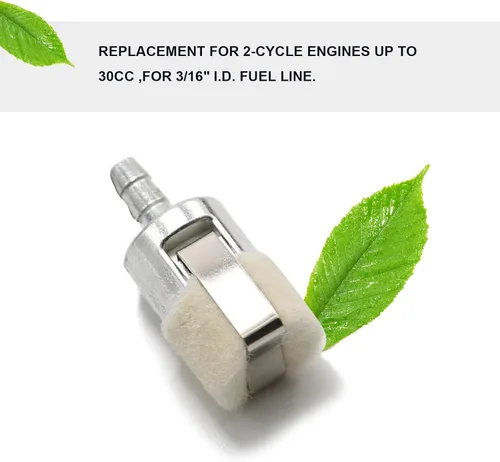 Vista 5 de laffoonparts - 20 filtros de combustible de repuesto para 125-527, Echo 131-205-07320, Robin 3112, Stihl FC75 FS85, Echo 13120519831, Echo