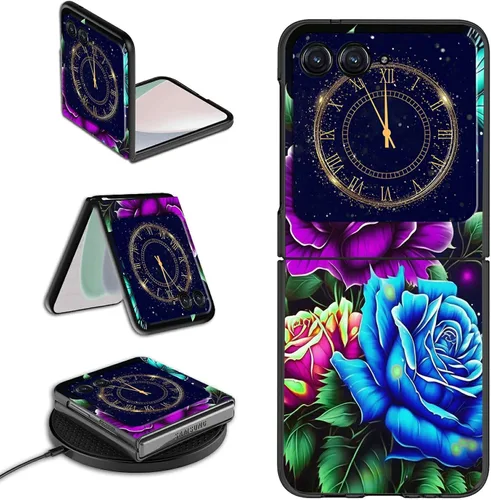 Vista 31 de Rossy Funda para Motorola RAZR 5G, para Moto RAZR 5G, funda delgada y ligera de policarbonato duro a prueba de golpes para Motorola Moto RAZR 5G