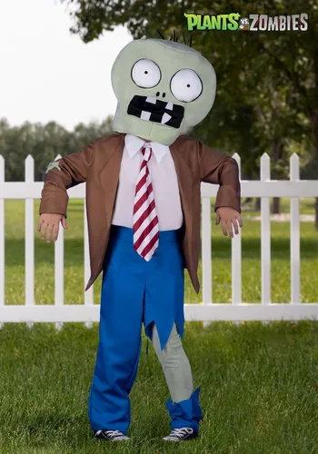 Vista 2 de Disfraz de Plants vs Zombies para niños, disfraz de personajes de videojuegos