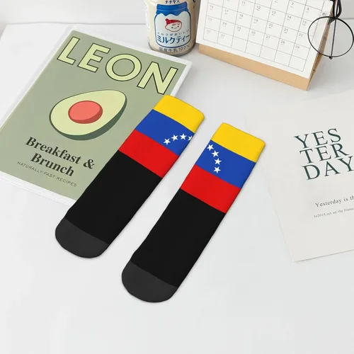 Vista 8 de GDJF Calcetines tobilleros de la bandera de Venezuela para verano, corte bajo, deportivos, cómodos, transpirables, casuales, para hombre y mujer, 1