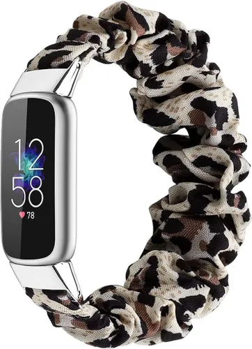 Vista 13 de Correas elásticas compatibles con Fitbit Luxe Bands, pulsera elástica de tela suave de repuesto para Fitbit Luxe Fitness Tracker, pequeña/grande