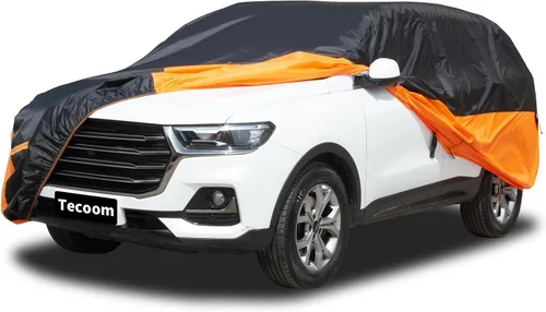 Vista 66 de Tecoom Funda impermeable para todo tipo de clima, resistente al viento, protector de granizo con forro polar y puerta con cremallera, protección