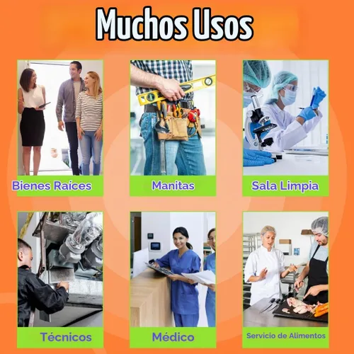 Vista 7 de Paquete de 100 fundas impermeables desechables para zapatos, talla única