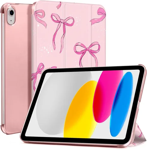 Vista 31 de CoBak Funda para iPad (A16) 11ª generación de 11 pulgadas 2025, iPad de 10.9 pulgadas 2022, funda protectora delgada con carcasa trasera translúcida