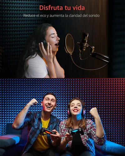 Vista 5 de Paneles acústicos autoadhesivos, 12 unidades, espuma de expansión rápida de 2 x 12 x 12 pulgadas