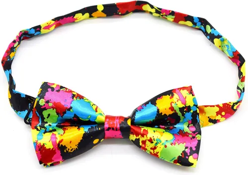 Vista 3 de Pajaritas preatadas hechas a mano para hombre con diseño elegante M126
