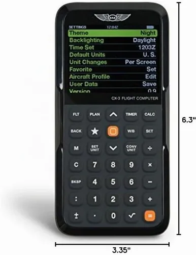Vista 2 de ASA Computadora de vuelo CX-3 Calculadora de aviación avanzada para estudiantes pilotos y profesionales Aprobado por la FAA para exámenes