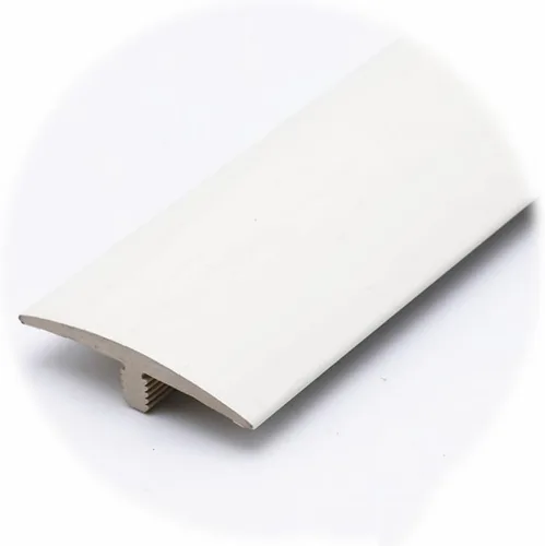 Vista 15 de KADEUX Transición de suelo cortable, umbral en forma de T, transición de madera a azulejo, tiras de conexión de espacio para pisos, ribete de PVC
