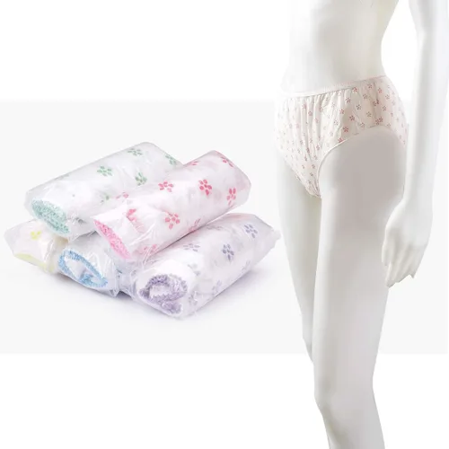Vista 2 de Aimisin Bragas desechables no tejidas para mujer, para viajes, hotel, spa y hospitales