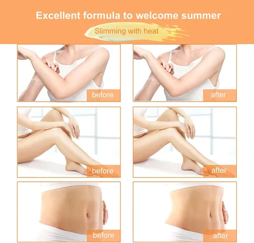 Vista 5 de Hot Cream - Potenciador de sudor – Crema térmica de gel caliente de primera calidad para reafirmar el cuerpo, esculpir y relajar los músculos
