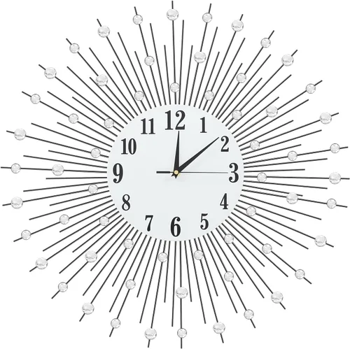 Vista 21 de Reloj de pared Reloj de péndulo 3D Forma de ojo Diseño moderno Decoración de arte para oficina en casa