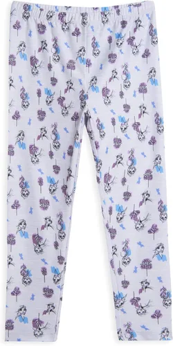 Vista 4 de Disney Juego de 3 leggings Frozen Princess Anna Queen Elsa Morado