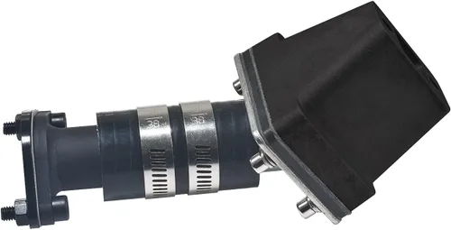 Vista 4 de Adaptador de carburador y admisión para bicicleta motorizada de carreras de 49cc 66cc 80cc