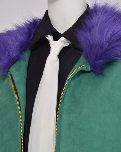 Vista 4 de miccostumes Disfraz de héroe de anime para hombre, chaqueta con camisa y pantalones