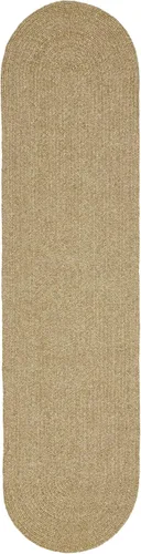 Vista 29 de BNM - Alfombra ovalada bohemia para interiores y exteriores con patrón trenzado sólido, perfecta para patio trasero, patio, oficina, sala de estar