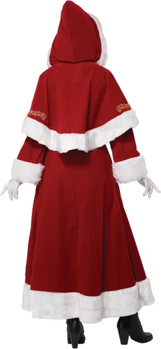 Vista 3 de California Costumes Women's Mrs. Claus Deluxe Adult