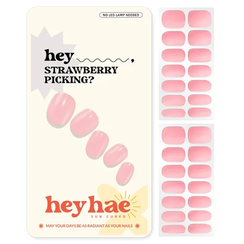Vista 13 de Heyhae Paquete surtido de tiras de uñas de gel semicuradas (paquete de 4) No necesita lámpara LED Fácil de aplicar y quitar, calidad de salón
