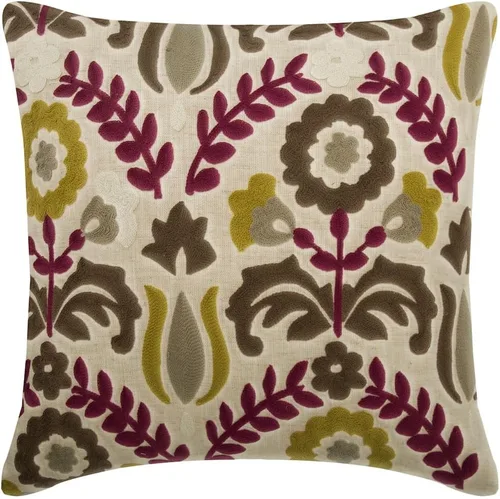 Vista 16 de The HomeCentric Fundas de almohada decorativas beige de 12 x 12 pulgadas (11.8 x 11.8 in), encaje de yute y almohadas marroquíes para sofá