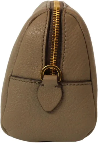Vista 4 de Prada Vitello Daino Cuero Argilla Cuero Clutch 1ND004 Gris, Gris