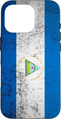 Vista 20 de Funda de regalo para iPhone 17 con diseño de bandera de Nicaragua de Grunge