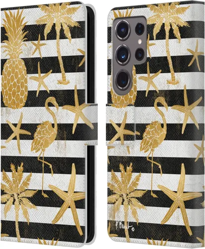 Vista 7 de Head Case Designs Funda de piel con licencia oficial de Paul Brent Agate Mermaid Coastal para Samsung Galaxy S24 Ultra 5G Sirena de ágata