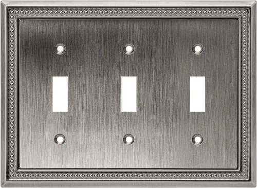 Vista 74 de Henne Bery Sunken Pearls Placa de Pared Decorativa de Servicio Pesado Placa de Interruptor Cubierta de Tomacorriente
