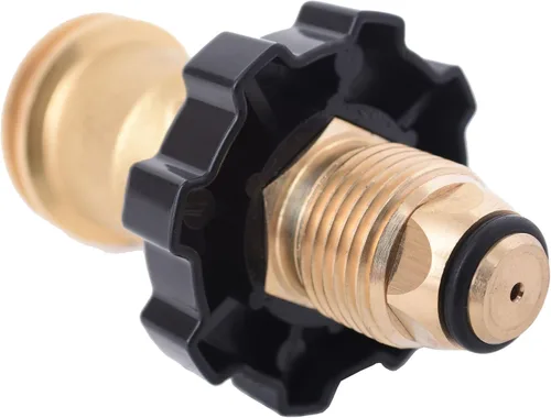 Vista 6 de Flame King Adaptador de tanque de propano POL a tipo QCC1 Convierte el tanque de propano de conexión antigua a nueva