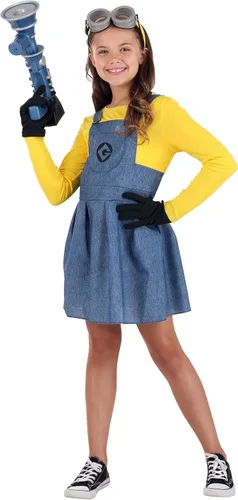 Vista 2 de Disfraz de Minion para niña