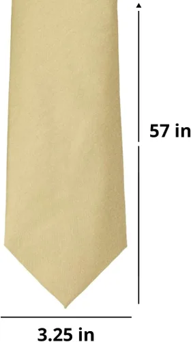 Vista 373 de tiemart Corbata de color sólido para hombre Longitud estándar