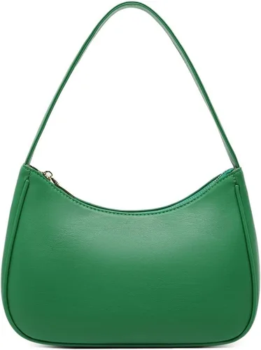 Vista 53 de CYHTWSDJ Bolsos de hombro para mujeres, lindo bolso tote tipo hobo con cierre de cremallera y mini cartera de mano Nailon Negro