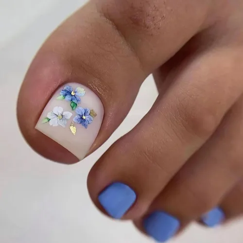Vista 58 de Uñas postizas acrílicas artificiales negras para los dedos de los pies, ataúd a presión con diseños de flores blancas, uñas postizas reutilizables