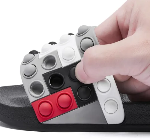 Vista 3 de Engtoy Kid Boys Girls Slides Sandals For Kid Unisex Child Slippers Lightweight Non-slip Open Toe Comfy Shower Beach Funny Slide Sandals