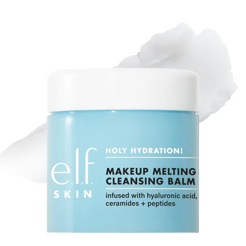 Vista 7 de e.l.f. SKIN Mini ¡Santa Hidratación! Bálsamo limpiador que derrite el maquillaje, limpiador facial y removedor de maquillaje, infundido con ácido